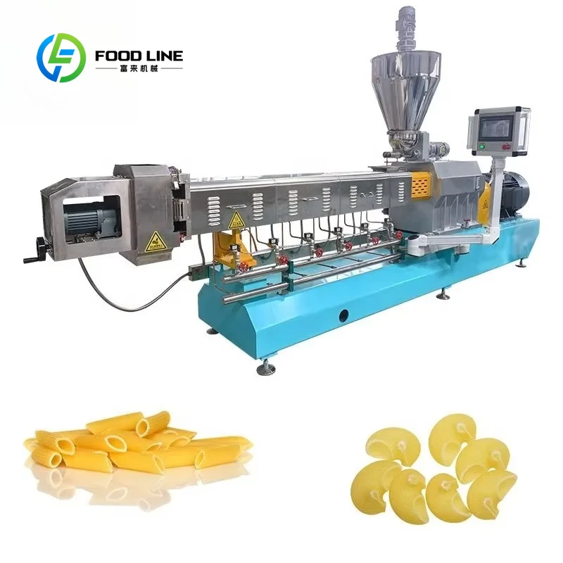 Full Automatic Pasta Production Processing Line, Industrial Professional Machine for Elbow Macaroni Manufacturing