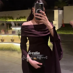 Purple Elegant Dress Evening Wedding Party Dresses for Formal Occasions Luxury Robe De Soiree Femmes Woman Prom Customized