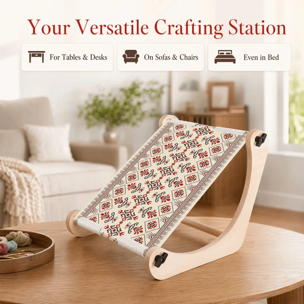 adjustable-embroidery-table-stand-wood-sturdy-cross-stitch-hoop-stand-portable-polished-embroidery-hoop-holder-tabletop-sewing