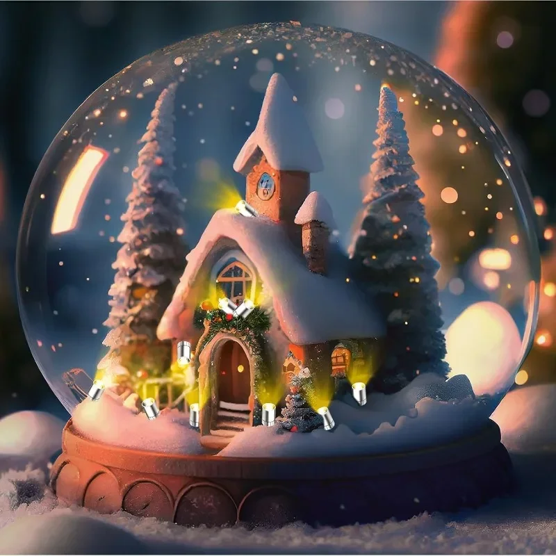 Wholesale Mini LED Light Bulb Battery Operated Colorful Luminous Night Light DIY Lantern Balloon Handmade Decor Micro Flashlight