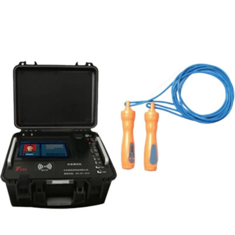 

Touch screen skipping rope tester, student physique tester