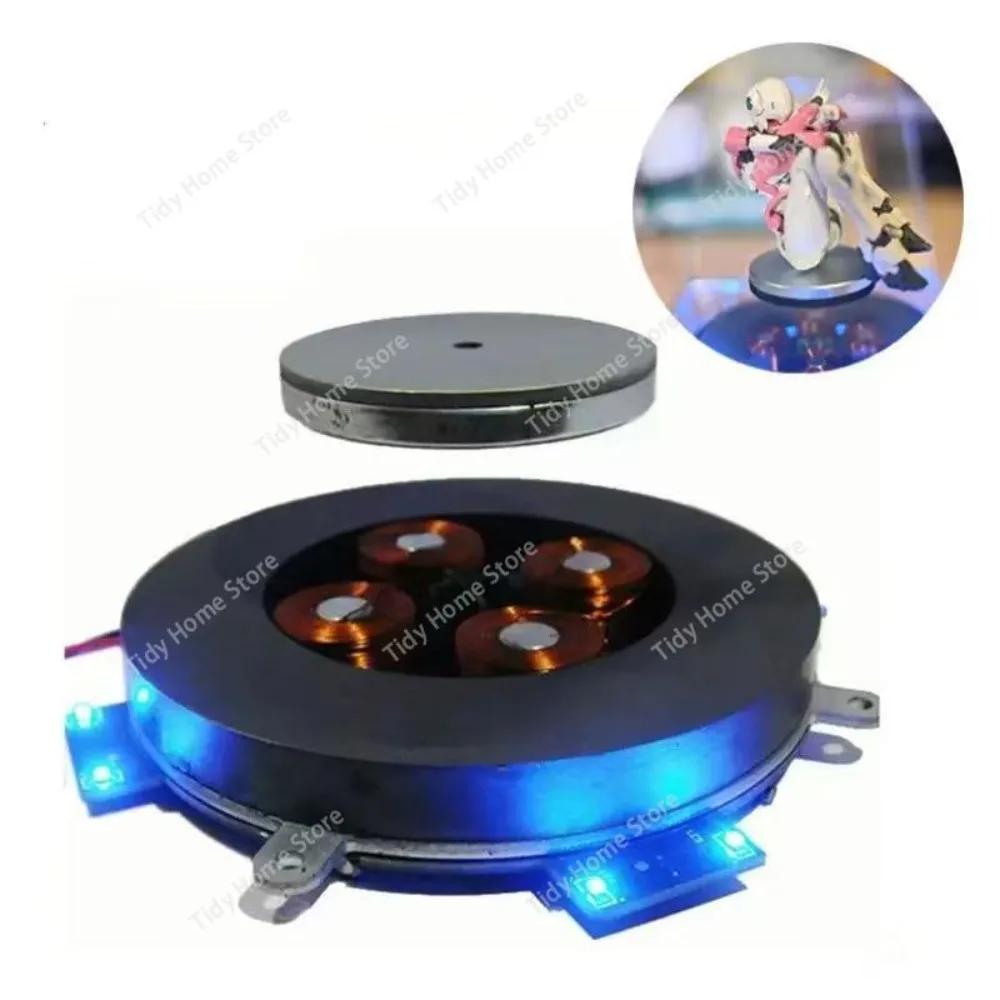 500g Magnetic Levitation Module Core Analog Circuit Magnetic Levitation Movement Floating Booth with LED Lights decor