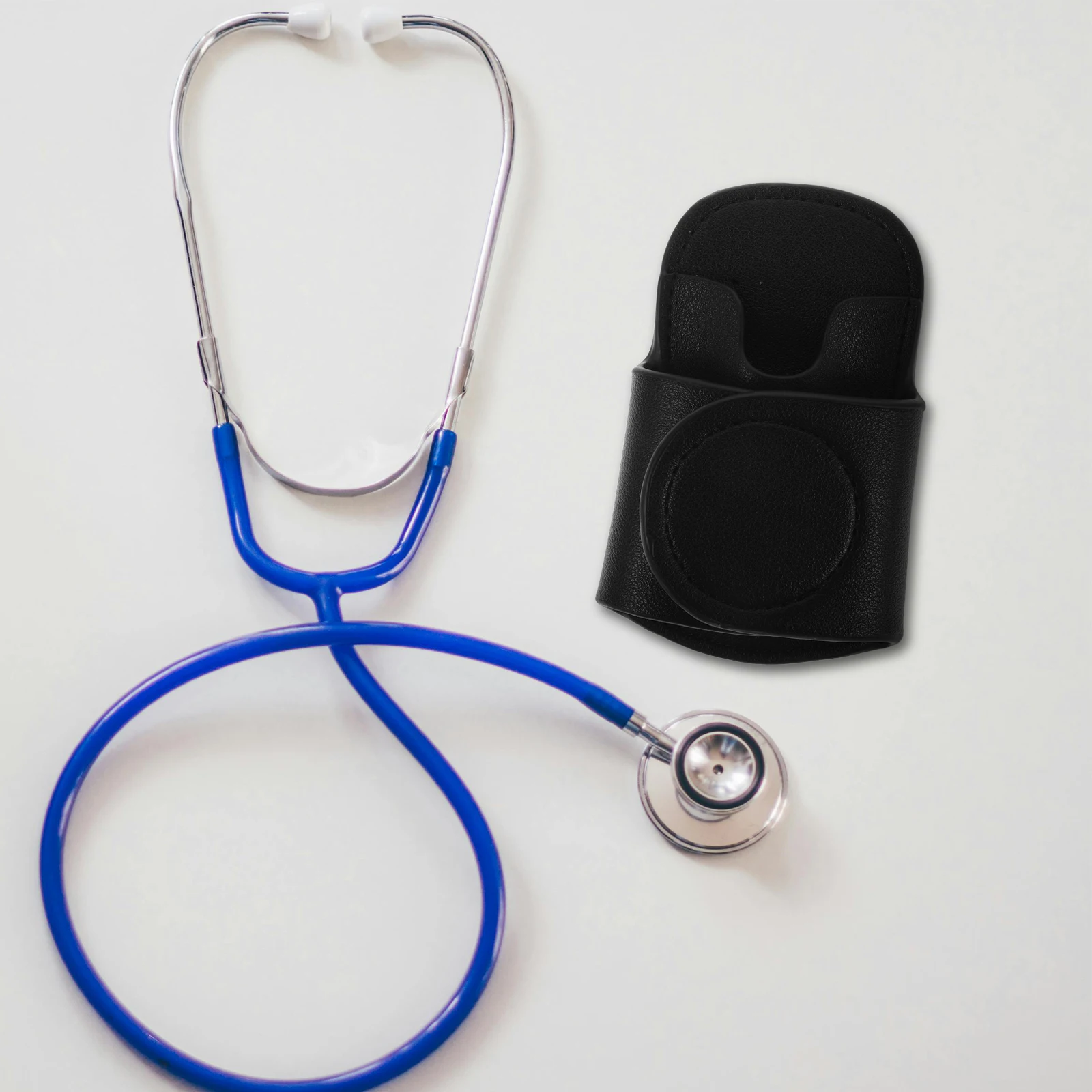 مشبك حامل سماعة الطبيب من البولي يوريثان، أسود محمول، آمن، متين، سهل التنظيف، تخزين متعدد الوظائف، تصميم أنيق للممرضات #6