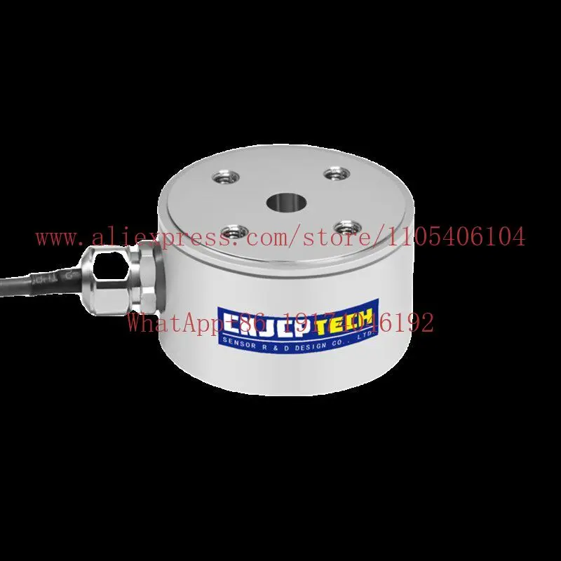 Column-type force sensor, high-precision push-pull pressure weighing electrode slitting and perforation sensor