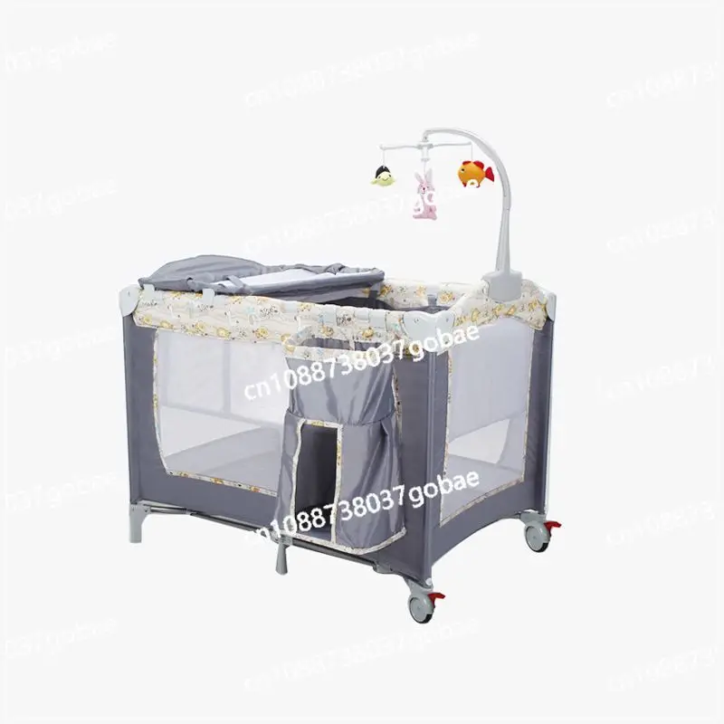 Bed Portable Multifunctional with Diaper Table Foldable