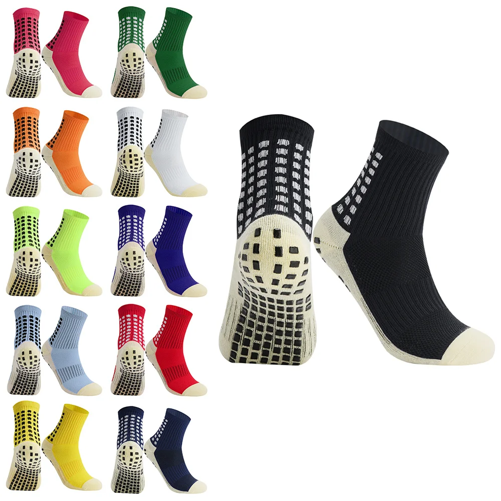 Anti-Slip Breathable Football Socks Men Summer Running Cotton Football Grip Sock Women Accessorie Cycling Sports Sock