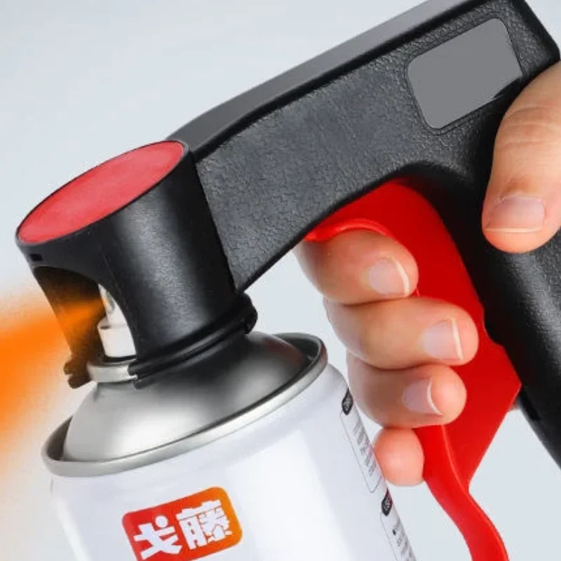 

1 Pcs Plastic Portable Spray Paint Handle, Universal Reusable Car Color Changing Film Pasting Self Spraying Hand Spray Gun