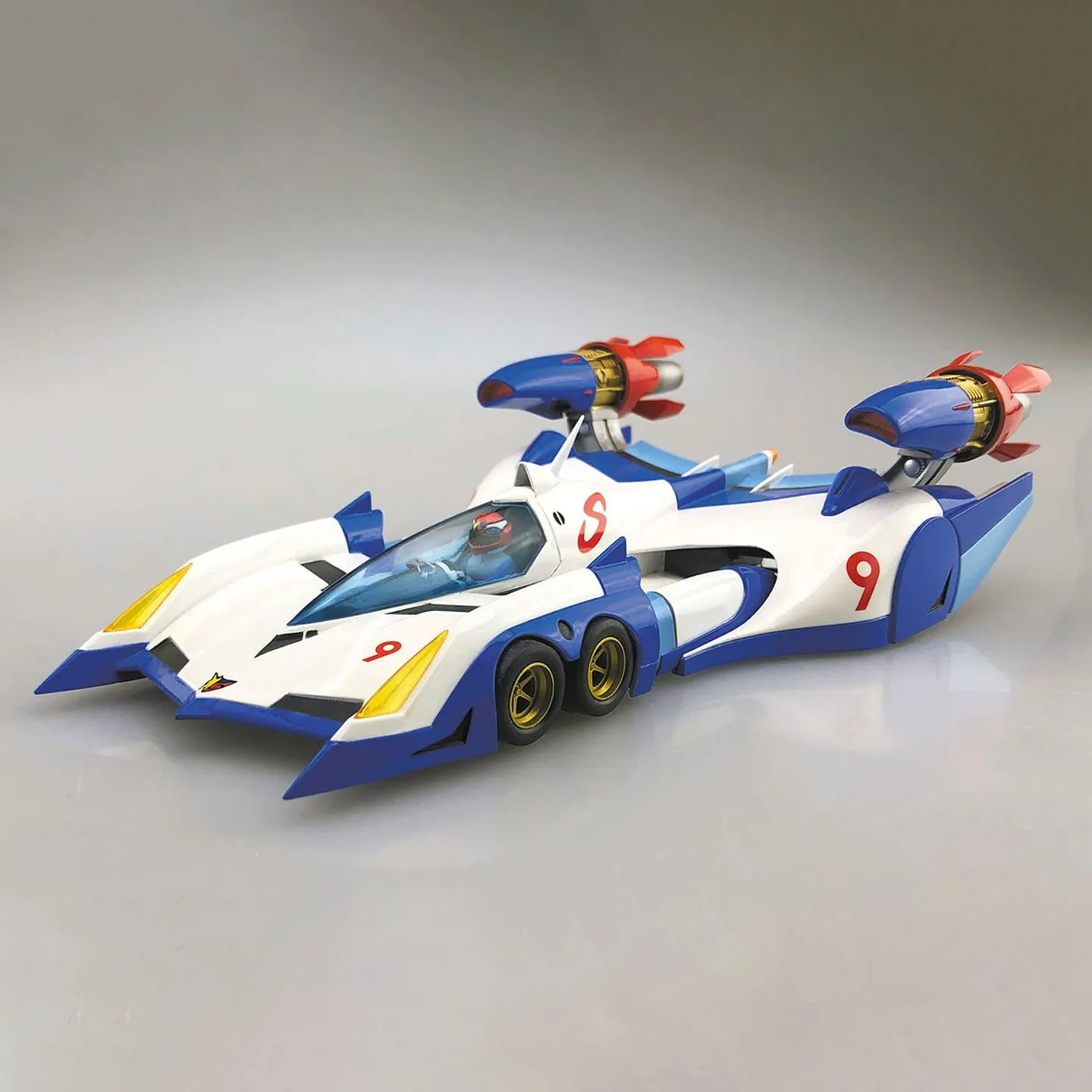 Static assembly car model Aoshima-20222-B 1/24 Future GPX Cyber Formula ASURADA AKF-0 car model kit