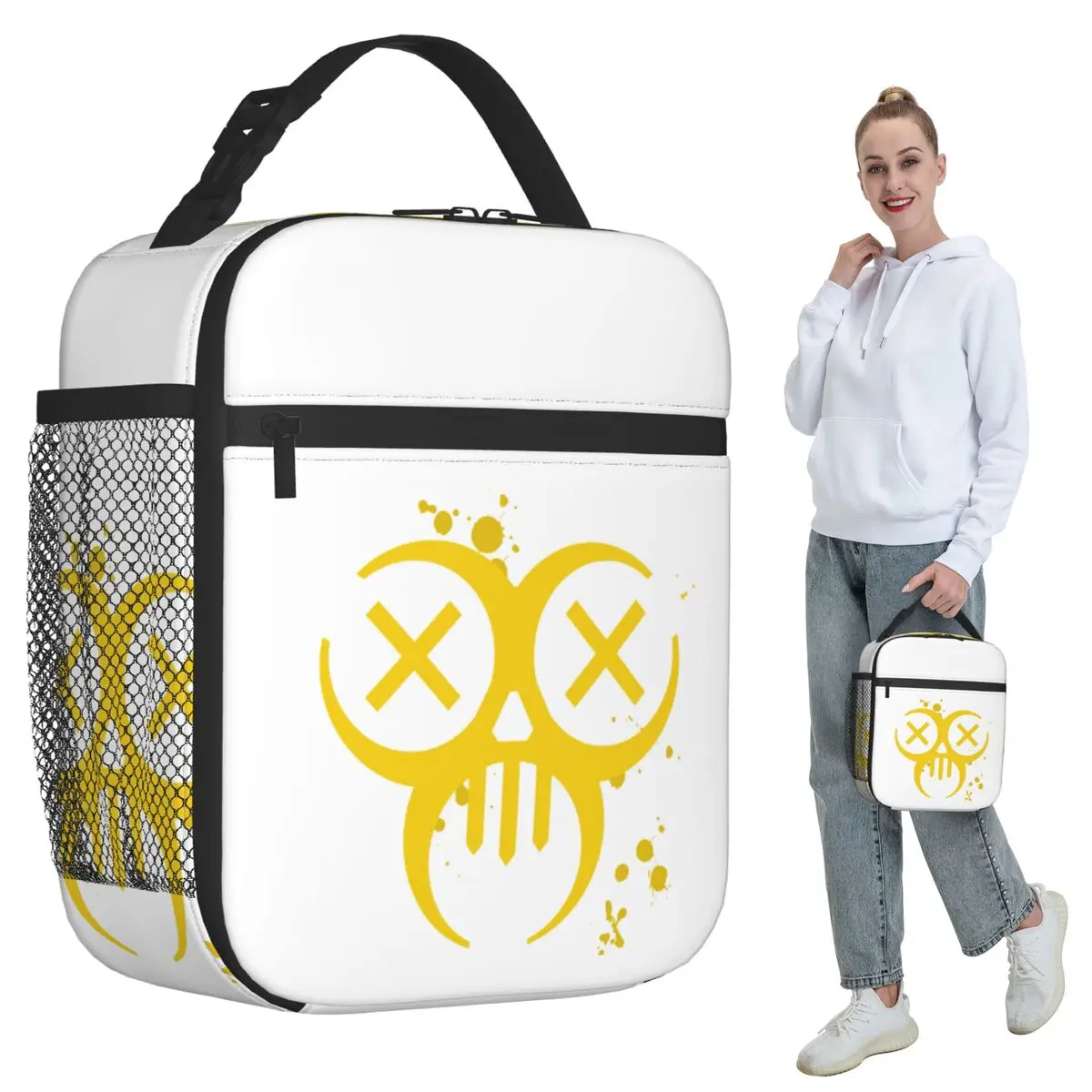 

The Division 2 OUTCASTS Insulated Lunch Bag for Kids School Cooler Thermal Food Box Tote Leakproof Lunch Boxes Container