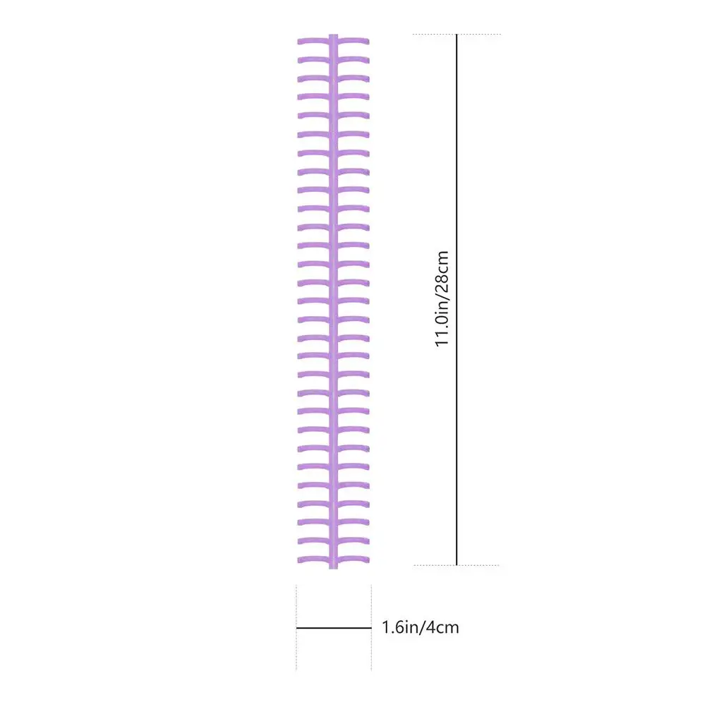 10 Pcs Refillable Loose-Leaf Coil Spiral Notebooks Collar Office Paper Binding The