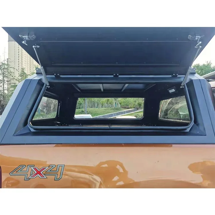 

4x4 Pickup Pickup Car Accessories off road Steel Aluminum Canopy Hardtop For Double door cab Toyota LC79 rear camper canopy