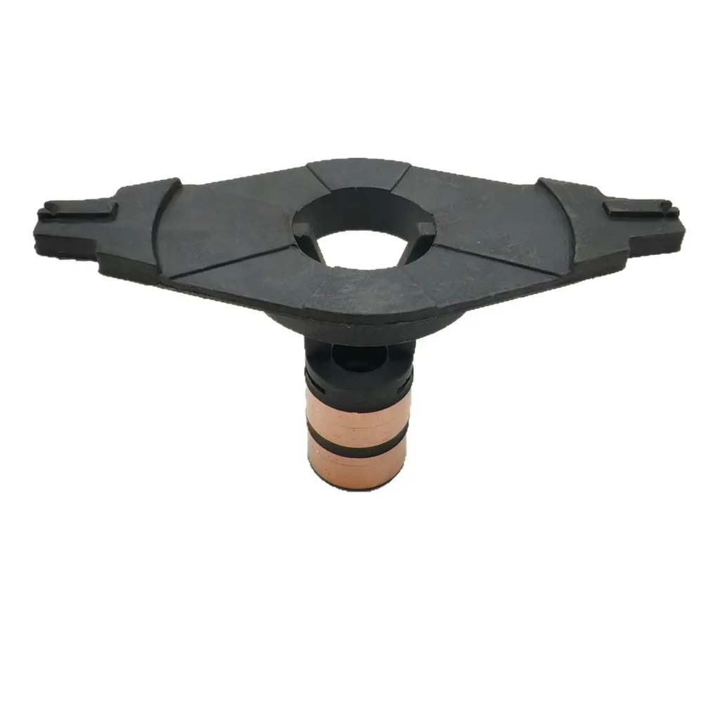 1pc 16.9x6.9x8(44.5)x2mm Dual Alternator Slip Ring High Conductivity Copper Generator Repair Part With Heat Resistant Frame