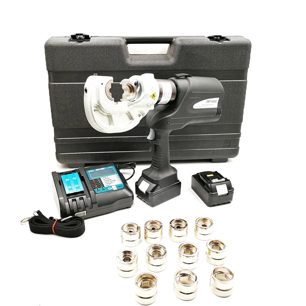

Battery Powered Hydraulic Crimping Tool EMT-400C Electrode Crimper