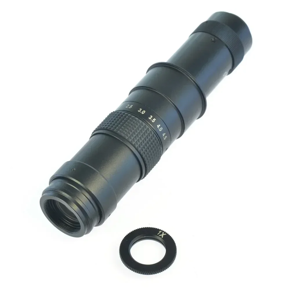 

Industrial microscope lens auxiliary objective single tube magnifying glass 2 times 0.3 times 0.5 times magnification lens