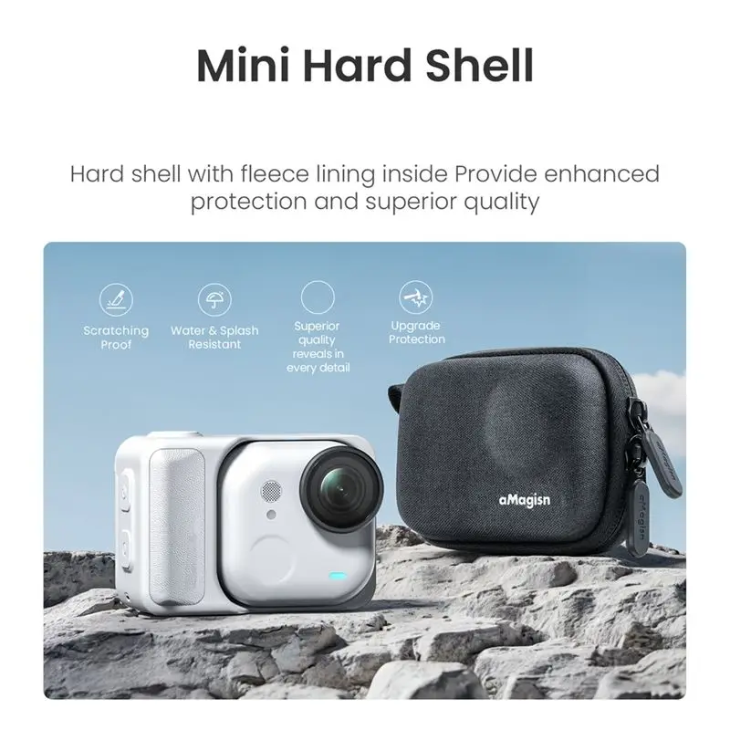 Exquisite-AMAGISN Storage Bag For Go Ultra Mini Body Action Camera Portable Storage Bag Protection Accessories