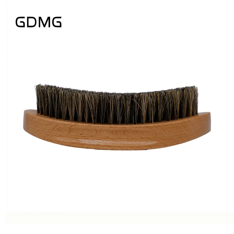 GDMG Professional Men's Wild Boar Bristle Beard Brush Barber Beard Brush