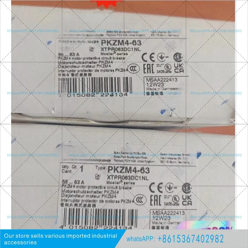 PKZM4-63A motor protector new original