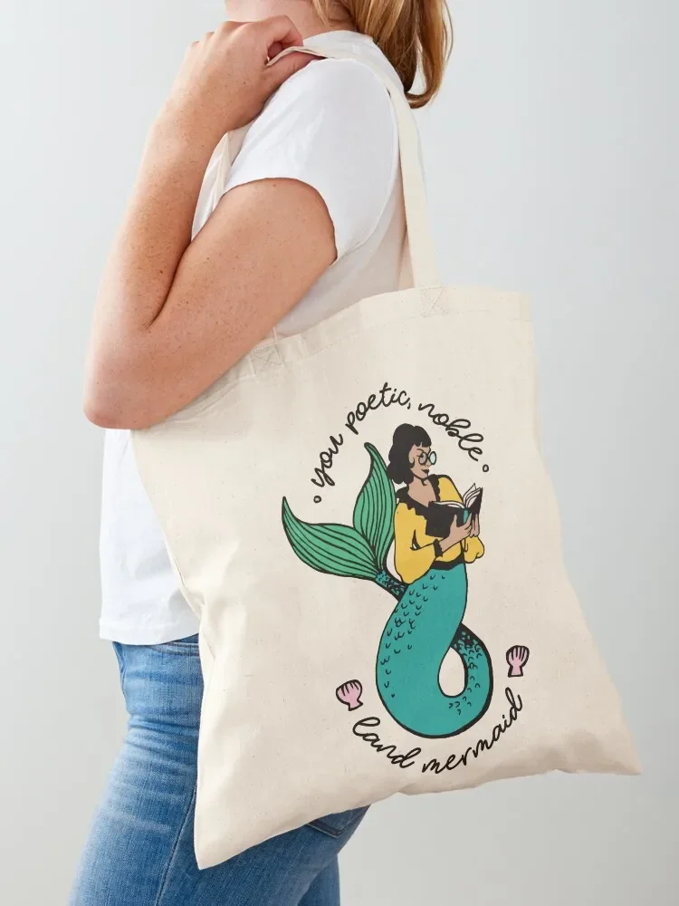 Oh Ann, you poetic, noble land mermaid Tote Bag personalized tote bag bags luxury women Tote Bag