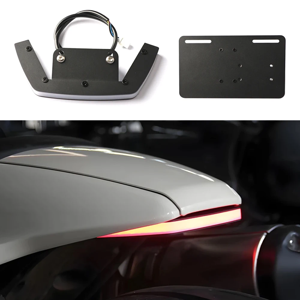 

Motorcycle LED Turn Signals Tidy Fender Eliminator License Number Plate Bracket For Sportster S RH1250S 1250 2021-2025 2024 2023