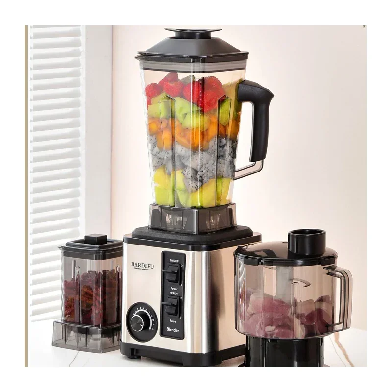 Многофункциональная настенная кухонная машина 3 в 1, домашний блендер большой емкости, соковыжималка, мясорубка, измельчитель, изготовление смузи