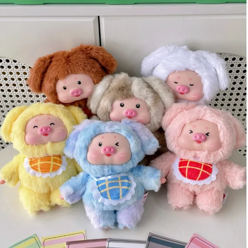 

New Genuine Mino Pig Baby Small Ranch Series Blind Box Trendy Toy Cute Plush Doll Keychain Bag Charm Gift For Girls & Women