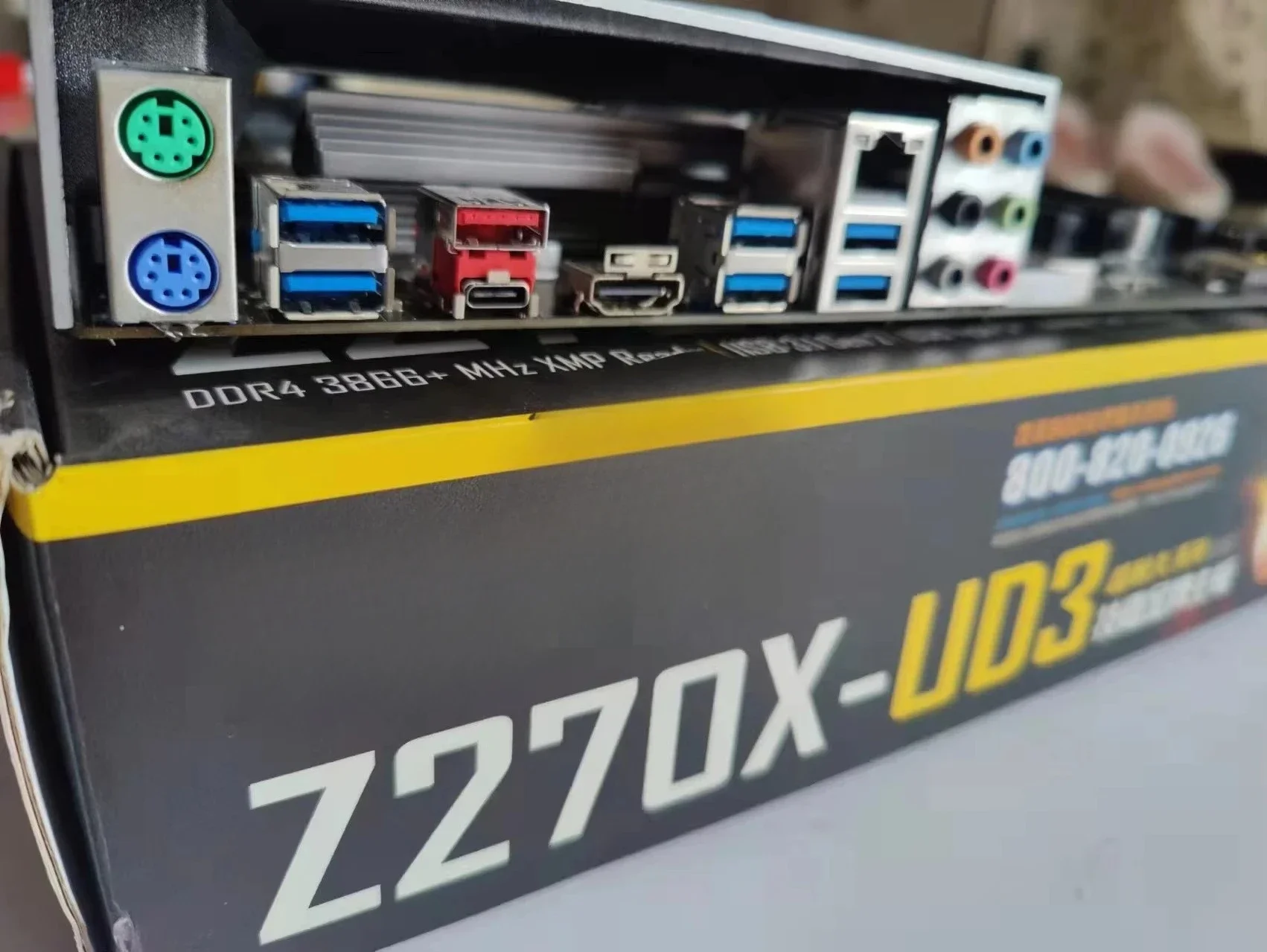 Boxed For Gigabyte Z270X-UD3 Desktop PC Supports 6th Generation 7th Generation 1151 Pin DDR4
