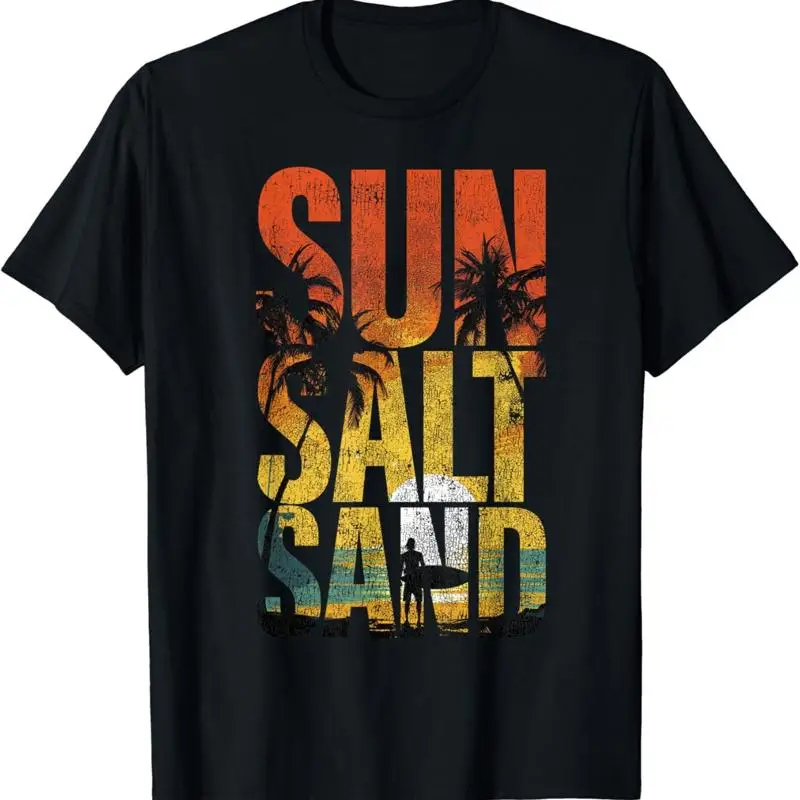 Sun Salt Sand Summer Break Sea Beach Vacation T Shirt