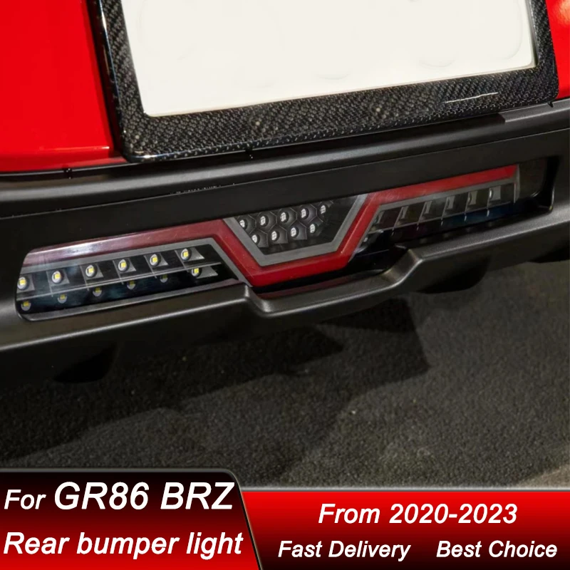 

Автомобильные задние фонари для Toyota GR86 и Subaru BRZ 2020-2023 Полный светодиодный фонарь заднего бампера Динамический указатель поворота Задний фонарь в сборе