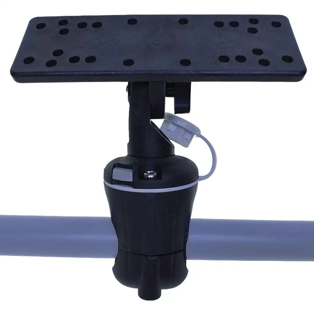 Soporte para sonda de barco, canoa a la deriva para Kayak, para Garmin, Lowrance y Raymarine, bote marino, placa de soporte GPS para barco de PVC