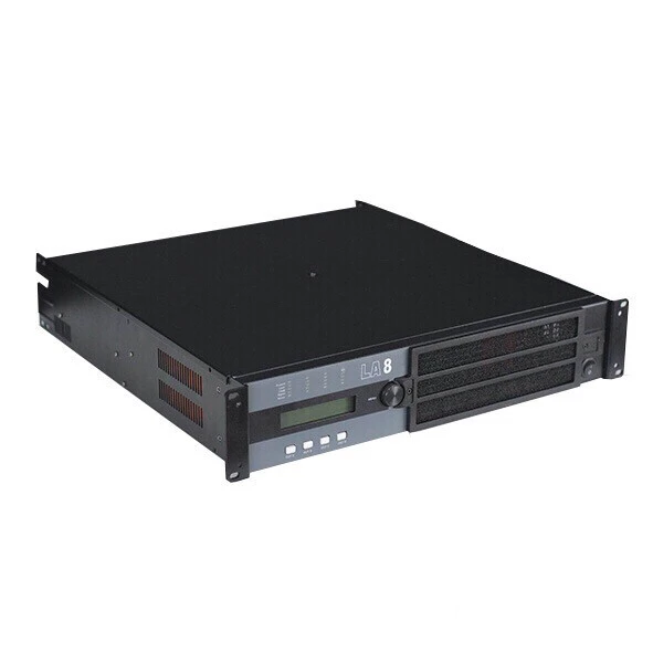 

LA12X 4-Channel DSP Software Controlled Switching Power Amplifier 4x2600W at 4 Ohms