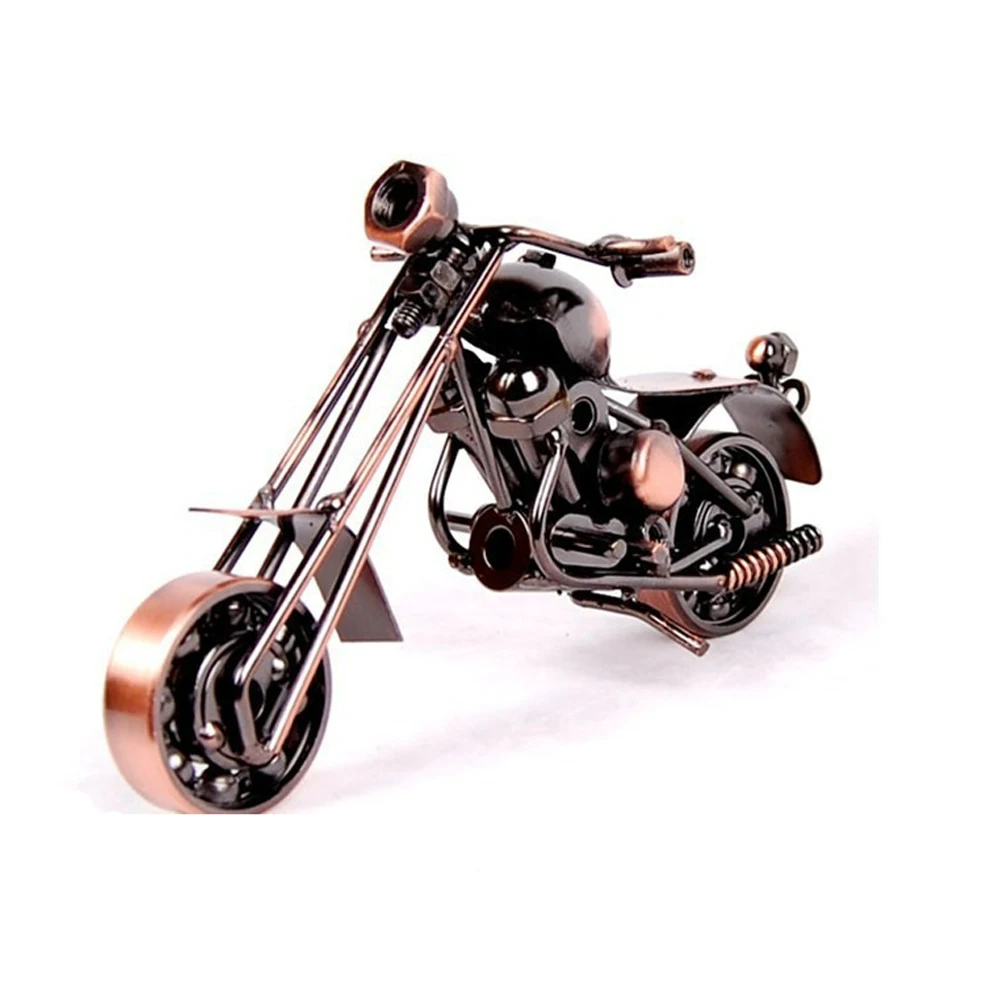 هدايا الدراجات النارية المعدنية، ديكور الدراجة النارية، ديكور مكتب غرفة المنزل الحديدي، هدايا مصنوعة يدويًا للرجال، أدوات رائعة