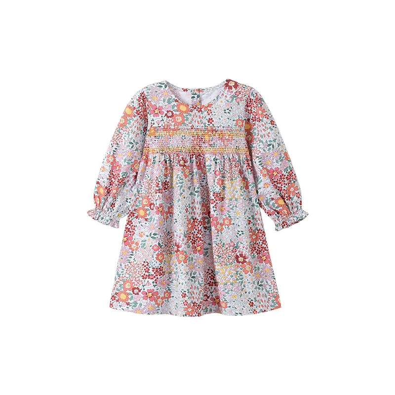 

Girls' Autumn Dress Cute Children's Long Sleeve Cotton Dress One Piece Dropshipping