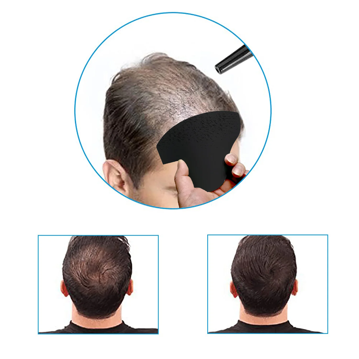 Tarjeta de mejora de línea de cabello, tablero de optimización densa de fibra para Barba, tablero de pulverización, tarjeta de peinado de corte de