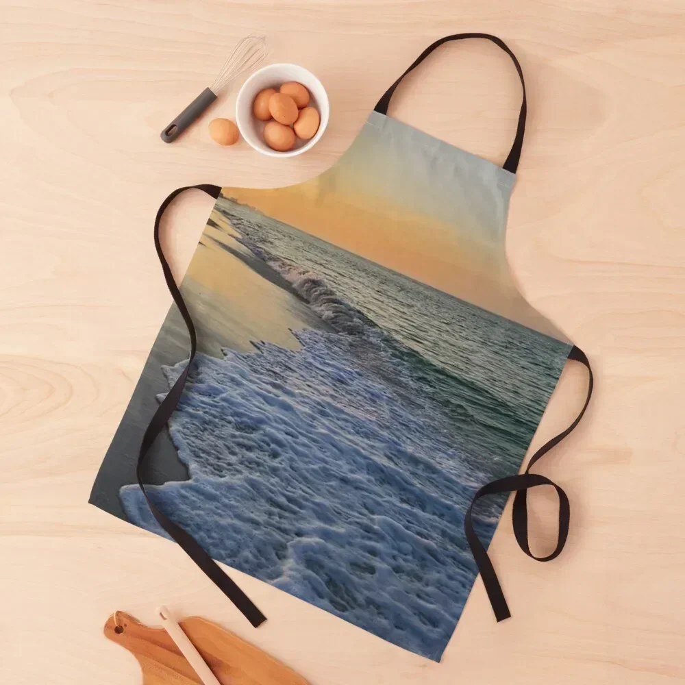 

Ocean Wave Sunrise on the Beach Apron professional hairdressing christmas 2025 Apron