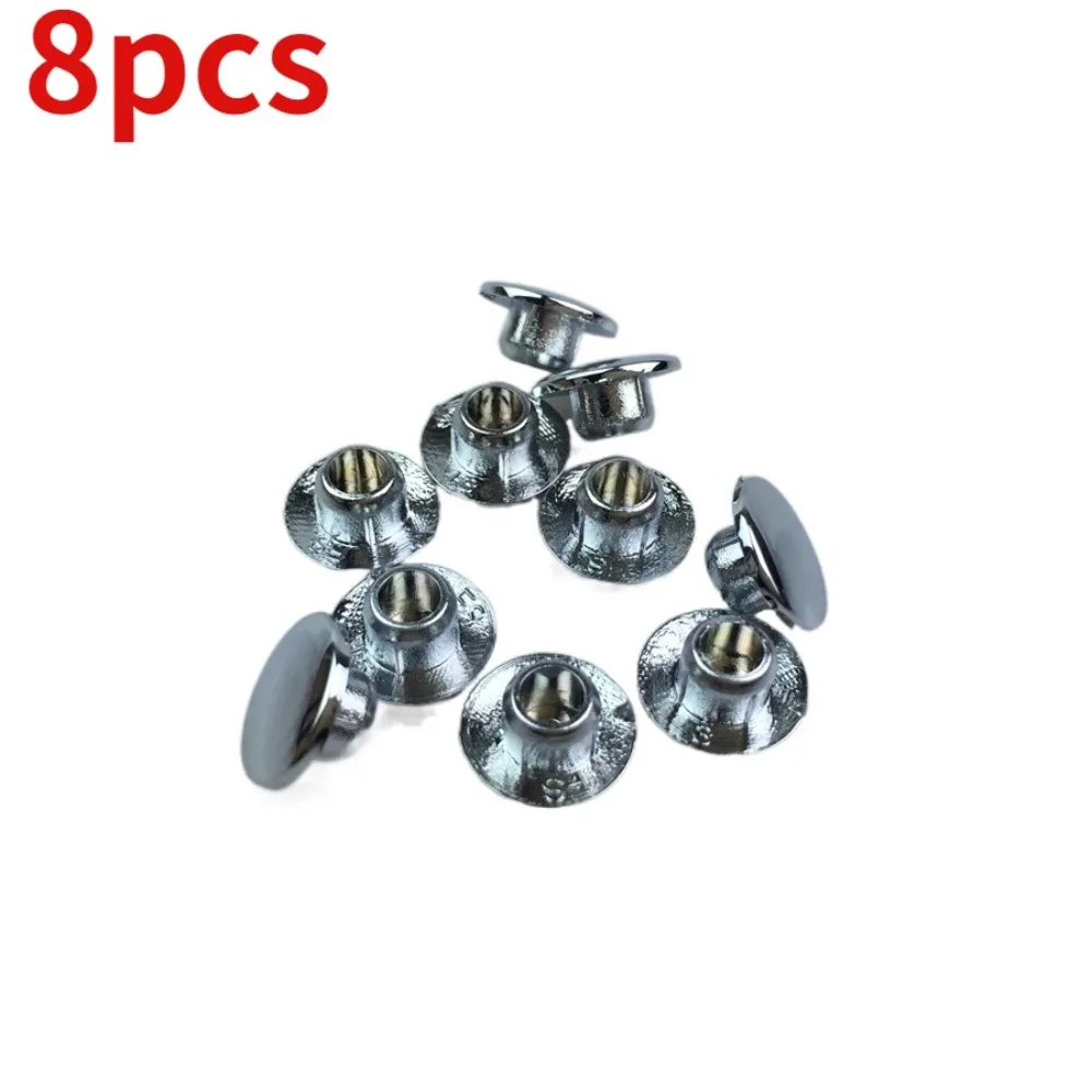 

8pcs,6mm X11mmx6mm for Sharp Cool EN125 Handle Cover Decorative FOR GN125 Scooter Rearview Mirror Screw Silver M6