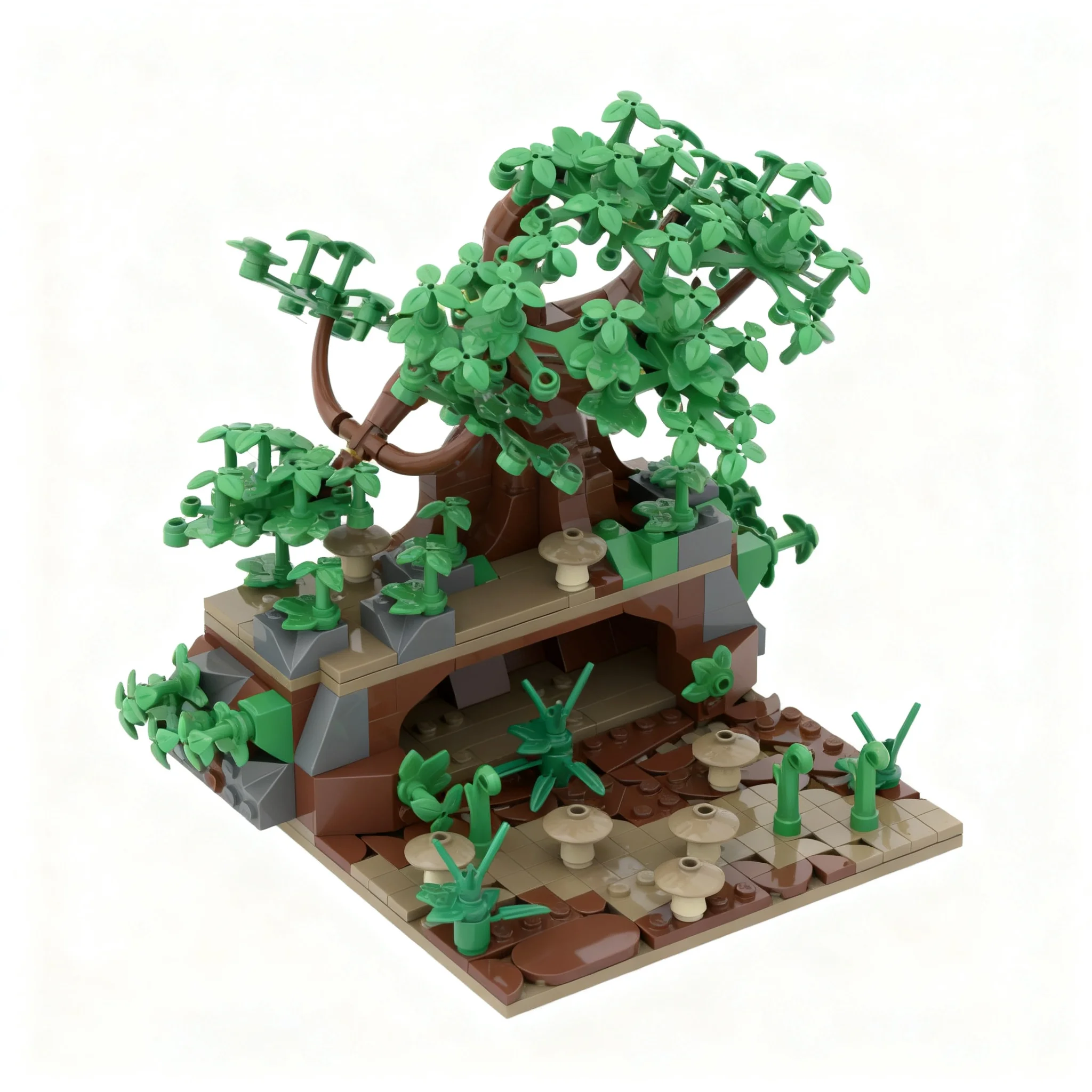 427pcs MOC The Hobbit and Lord of Rings Shortcut to Mushrooms Model Building Blocks Christmas Gift For Adults Collectible Design