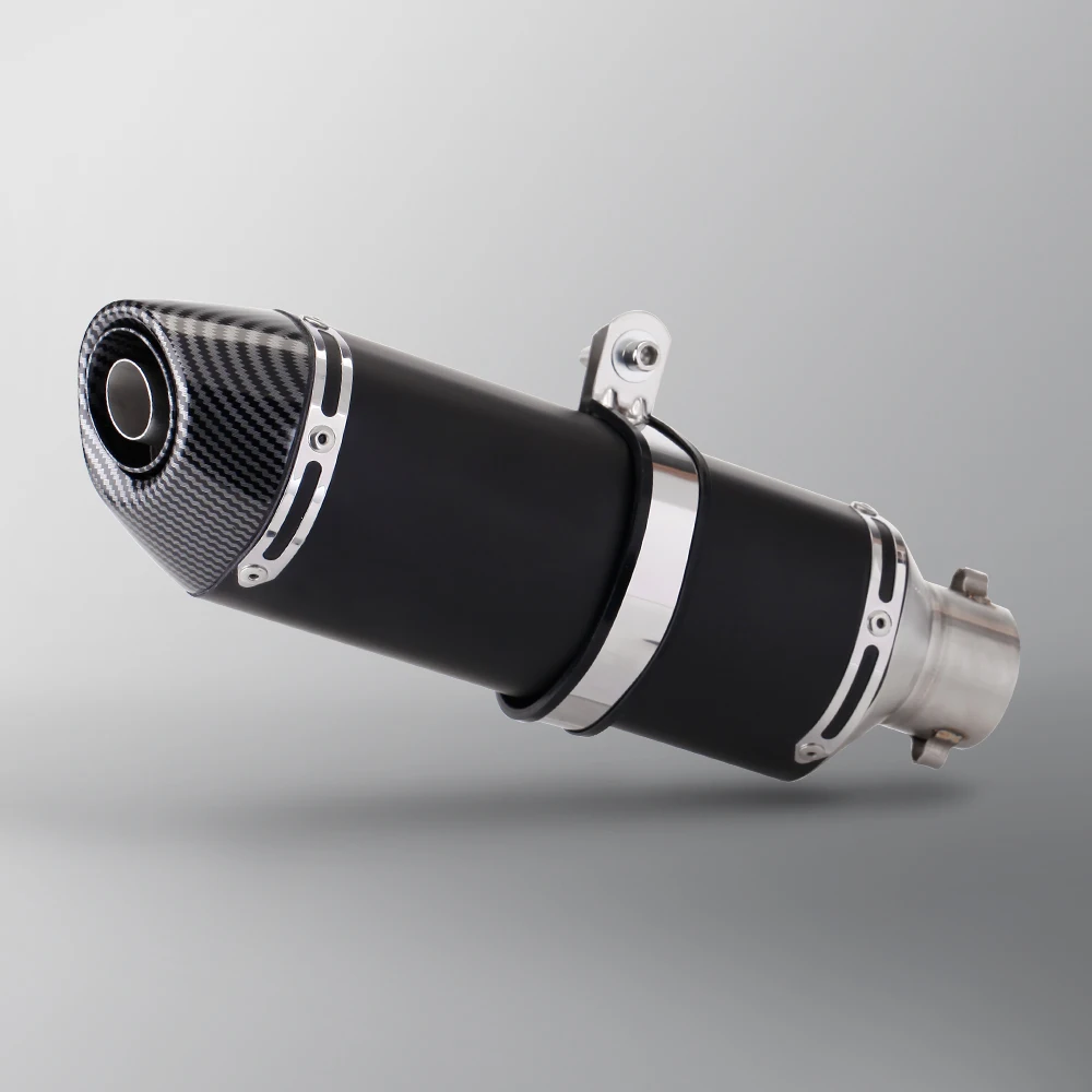 

Universal Motorcycle Exhaust Muffler Yoshimura R77 Exhaust Muffler Pipe with DB Killer For Honda PCX 125 150 C650GT TMX530 CB500