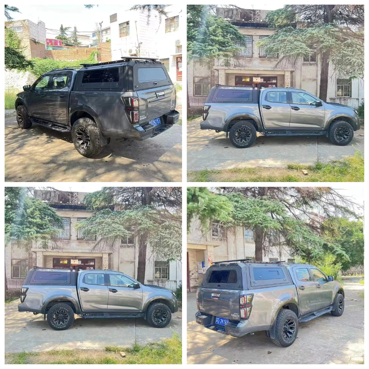 

Customized Durable Steel Pickup With Glass Special High-Quality Hardtop Camping Roof for Canopy Pickup