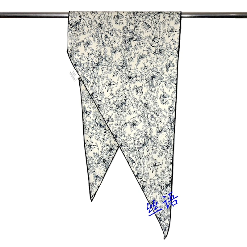 ファッショナブルなシルクツイルダイヤモンド柄スカーフコレクション　ヤングアダルト・中高年・高齢者向け　夏・春デジタルプリントシルクスカーフ