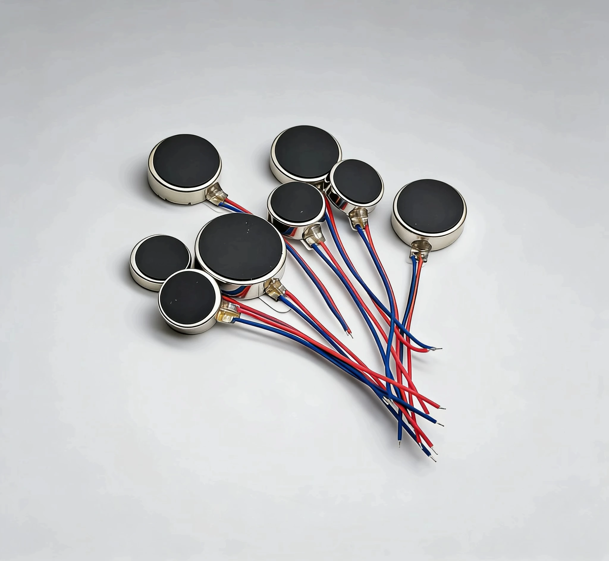 3V 12000rpm Vibration Motor Flat Coin Button-Type Micro DC 08*20 08*27 08*30 Vibrating Motor for Mobile Cell Phone Pager Tablet