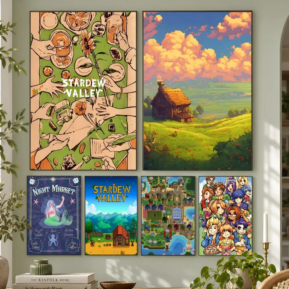 Stardew Valley Game Poster Wall Art Home Decor Living Room Bedroom Office Dorm Apartment Gift