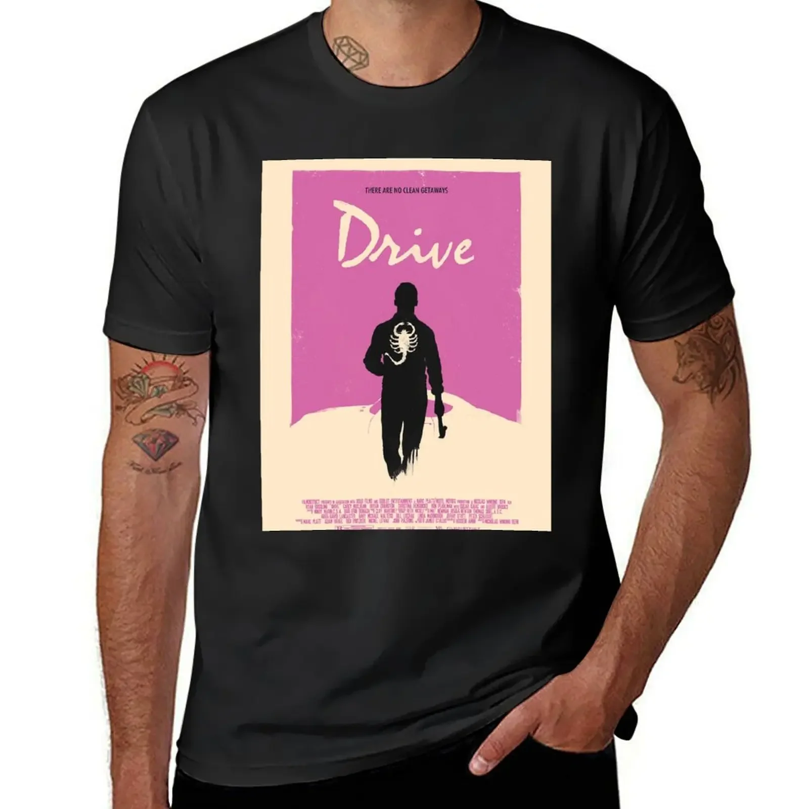 Drive 2011 Poster T-Shirt designer shirts plus size clothes cheap stuff summer clothes mens designer clothes