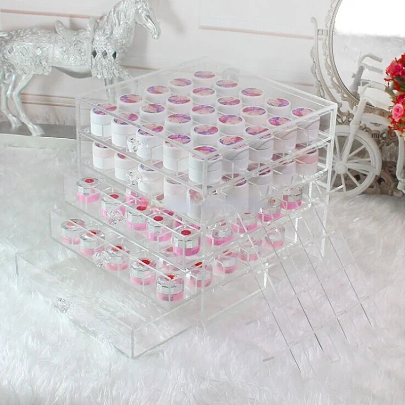 5 tiers clear acrylic plastic makeup organizer home storage organization