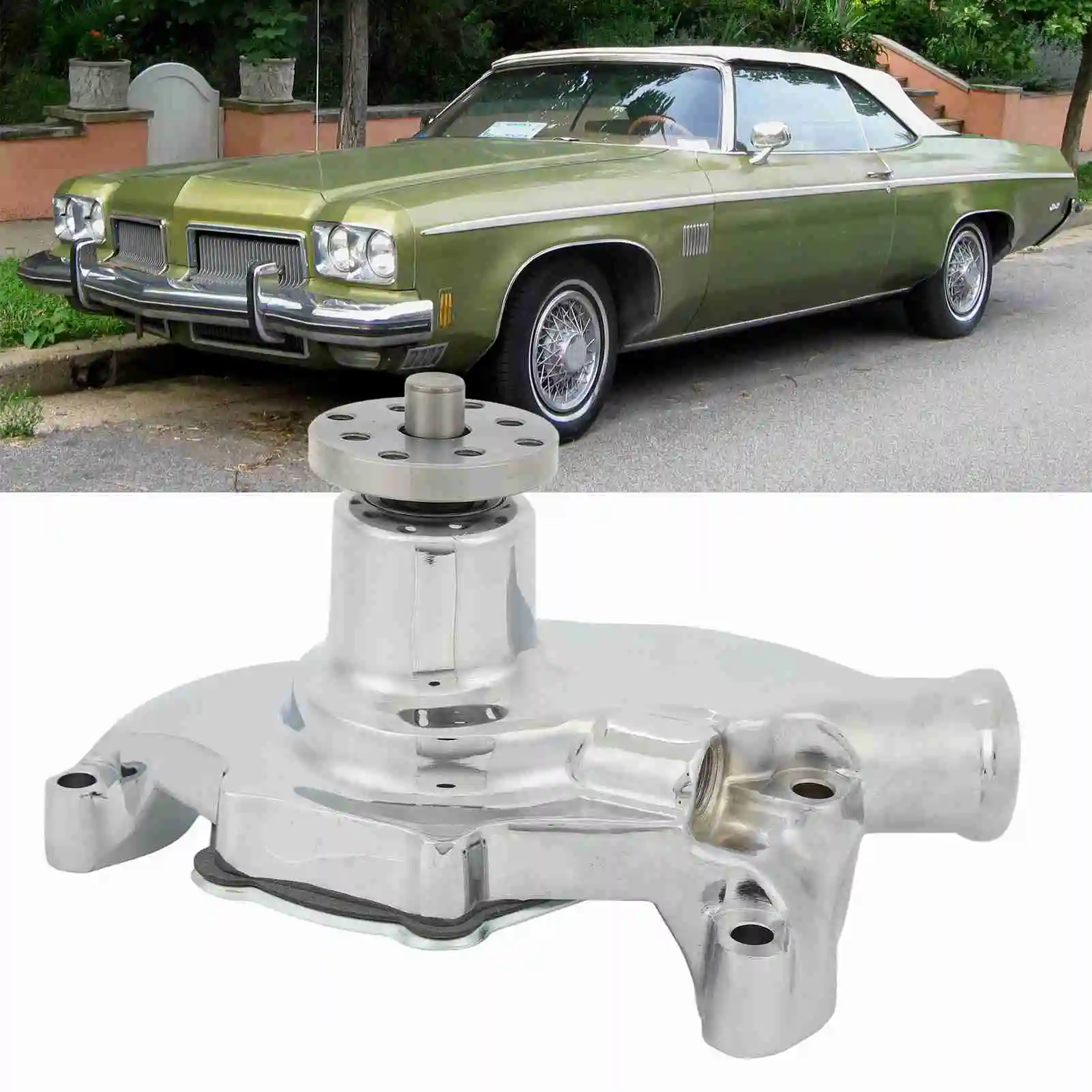High Volume SWP V8 Engine  High Volume Short  Aluminum Large Water  for SBC V8 283 327 350 1955 to 1985