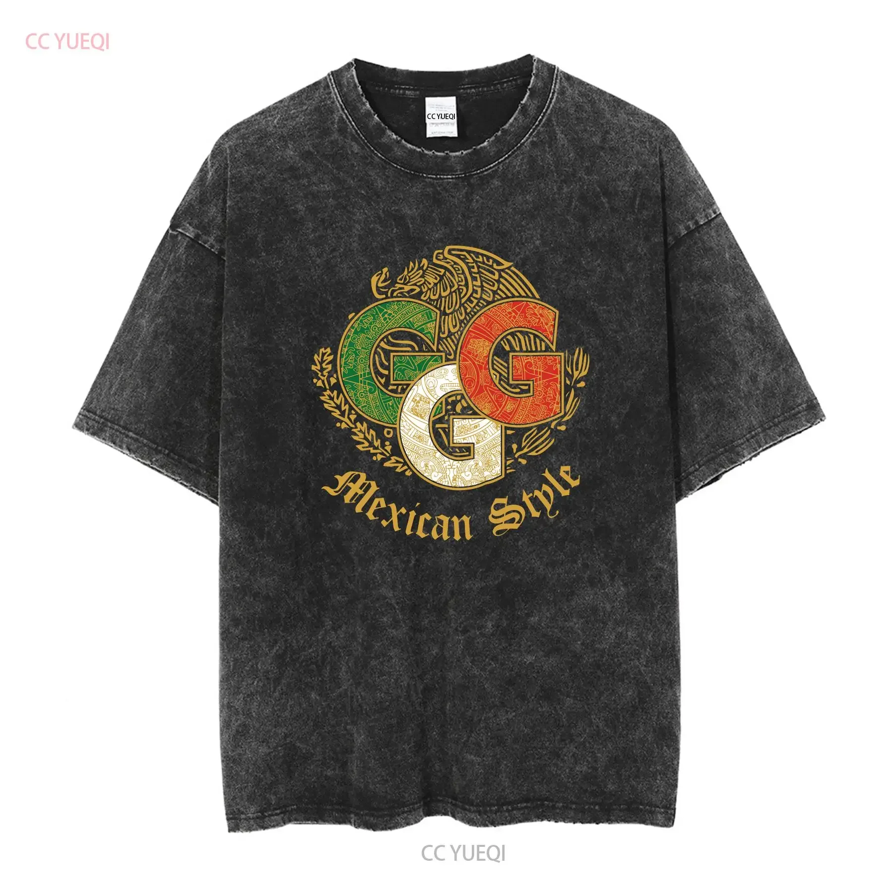 New GGG Triple G Mexican Style Golovkin Boxing Boxer Mens T Shirt tee Gennady vintage Washed Comfortable homme Stretched