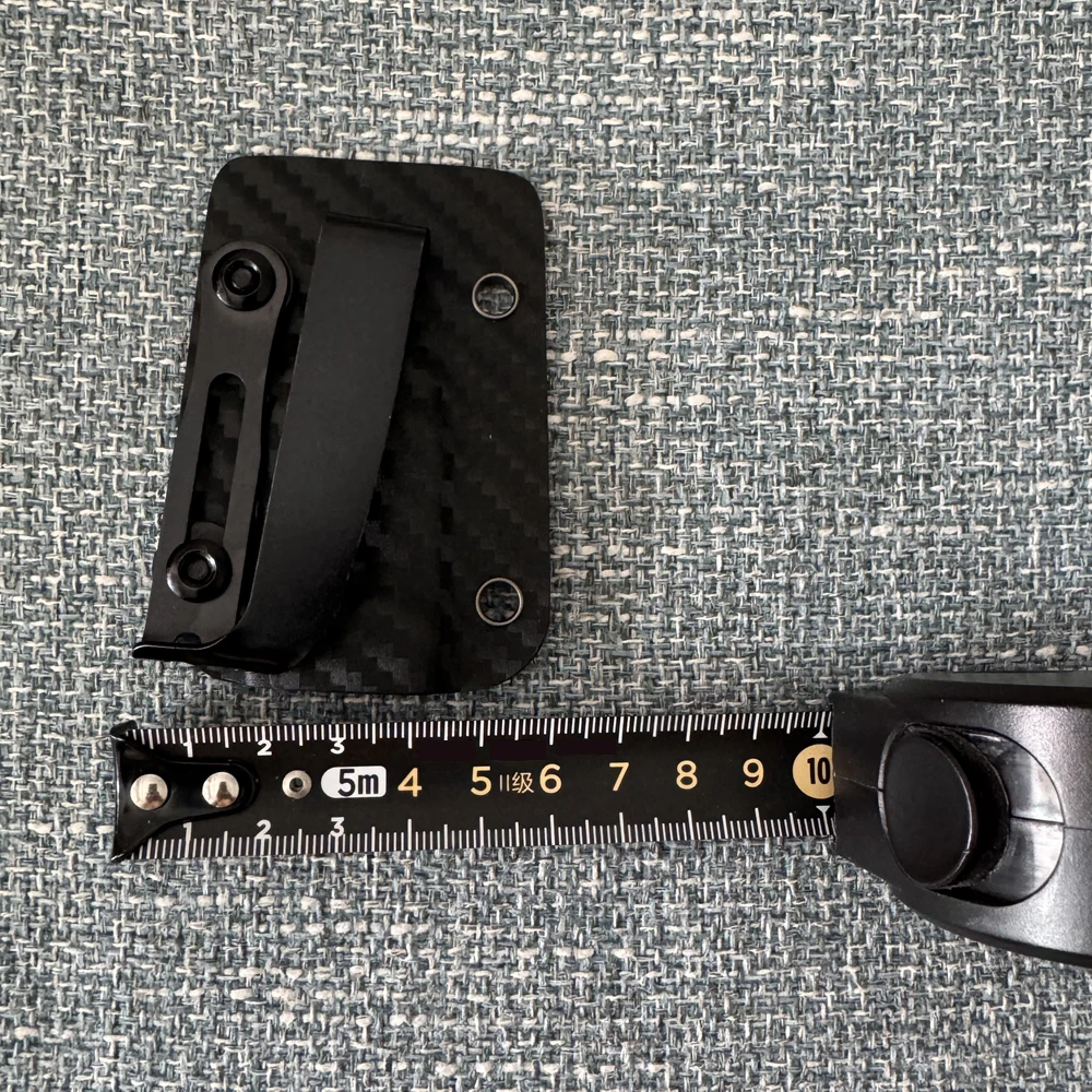 Titanium Alloy DC53 Crowbar with Carbon Fiber Sheath Bottle Opener Outdoor Multifunction EDC Tools