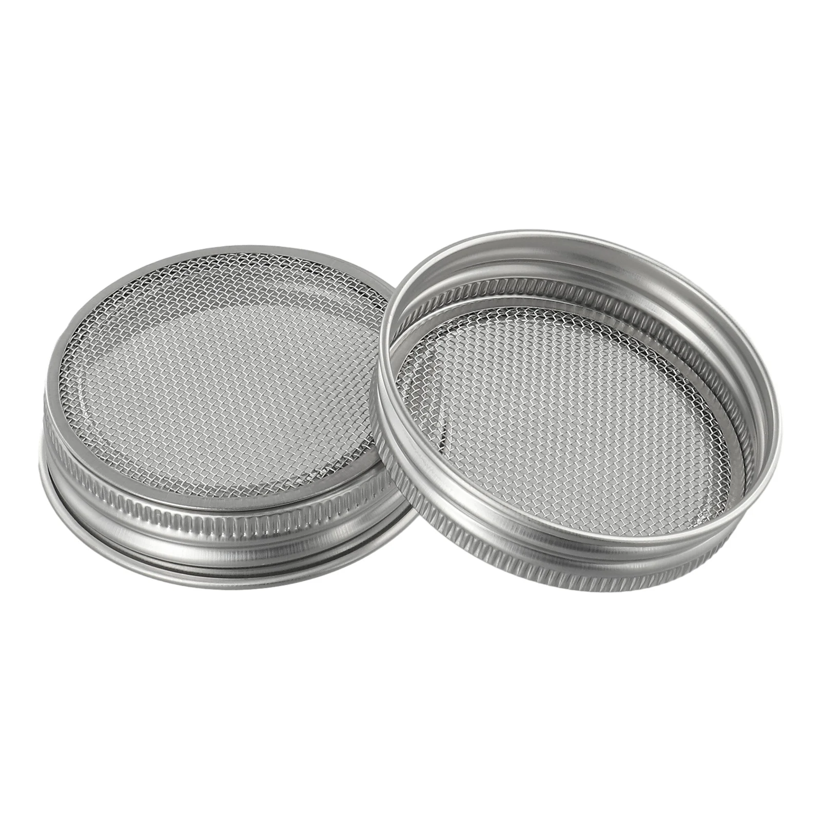 4pcs Stainless Steel Strainer Sprouting Cover Lid For Jar Sprout DIY Planting Bean Sprouts Growing Cover Sprout Lids 70mm