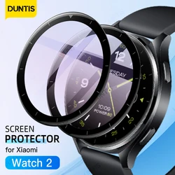 Protector de pantalla curvado 3D para Xiaomi Mi Watch 2, película protectora de cobertura completa ultra-hd