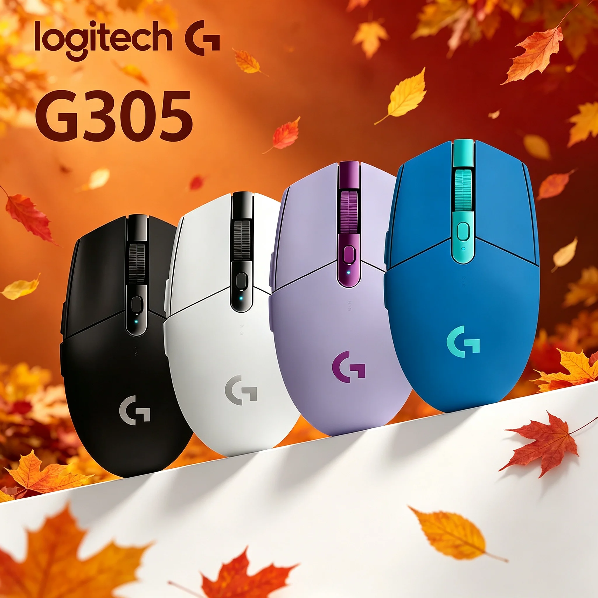 Original Logitech G305 Wireless Gaming Mouse 12000DPI High‑Sensitivity Sensor For CS2 PUBG LOL Valorant E‑Sports Game Laptop Des
