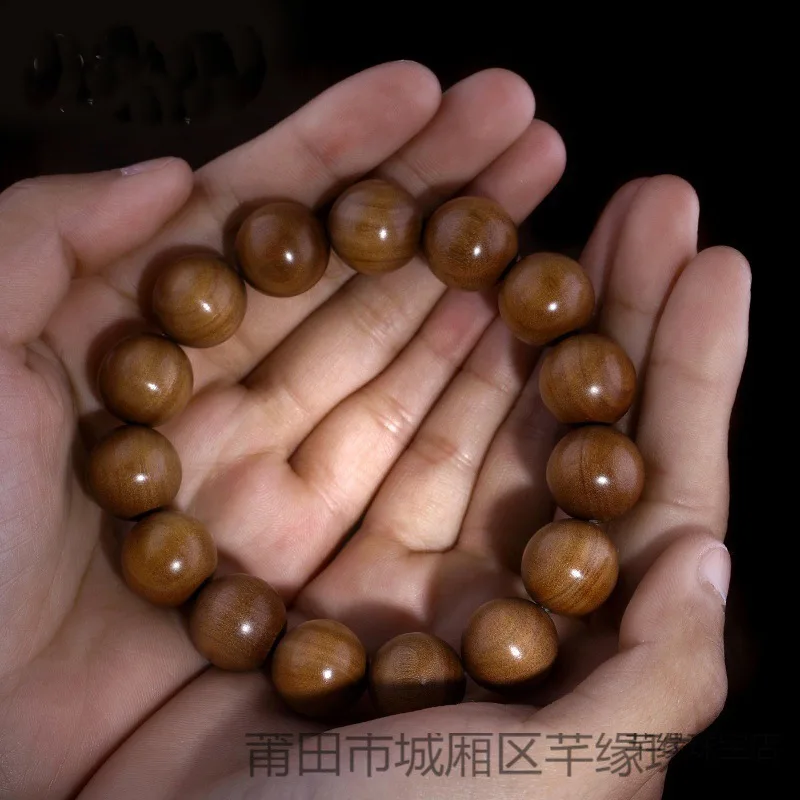 

Индийский браслет Mysore Old Mountain 2.0, из черного сандалового дерева, 108 бусин, унисекс, буддийские молитвенные четки